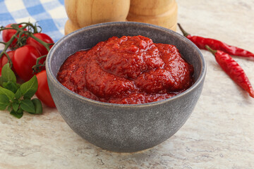 Natural organic pure tomato pasta