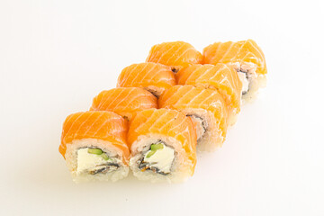 Japanese tradtional roll with salmon