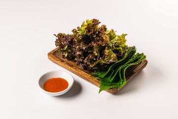 신선한 쌈 야채 모음