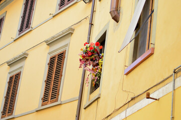Fototapeta na wymiar イタリア　フィレンツェのオシャレな街並み