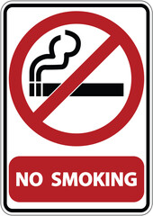 new no smoking signs poster