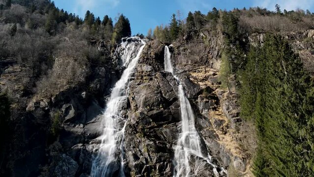 Aerial Drone - Landscape on Nardis Falls