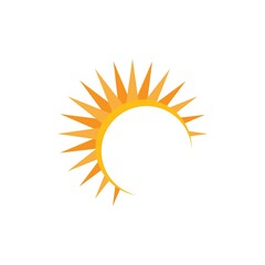 sun illustration logo