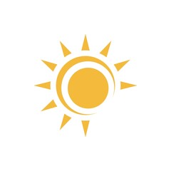 sun illustration logo