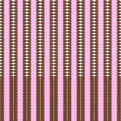 Pattern background from geometric shapes, pink and white stripes. For destroying gift wrap, book cover, clothes, table cloth.