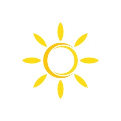 sun illustration logo