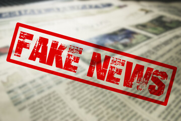 Eine Zeitung und die Fake News