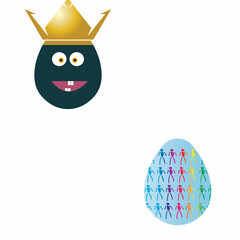 Easter vector icon tamplate background