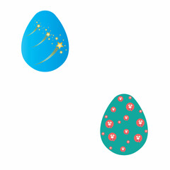 Easter vector icon tamplate background