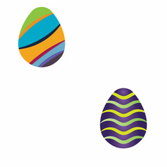 Easter vector icon tamplate background