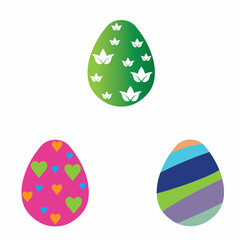 Easter vector icon tamplate background