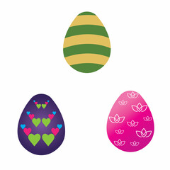 Easter vector icon tamplate background