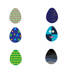 Easter vector icon tamplate background