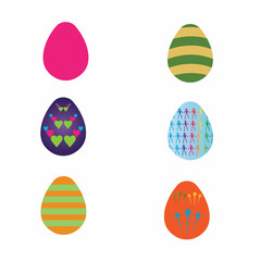 Easter vector icon tamplate background