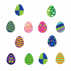 Easter vector icon tamplate background