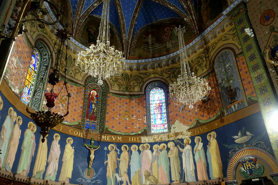 choeur de l'&eacute;glise de Collias