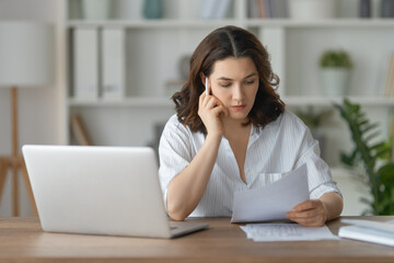 woman working in office