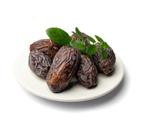 Big Dates Isolated. Date Palm Fruits
