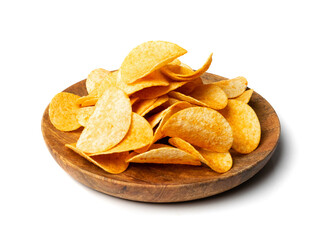 Potato Chips on Black