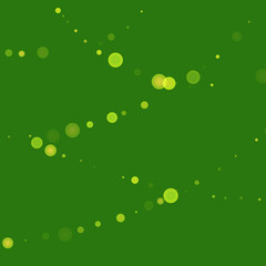 Green glitter on a green background. Explosion of confetti. Vector festive background. Summer, spring print.