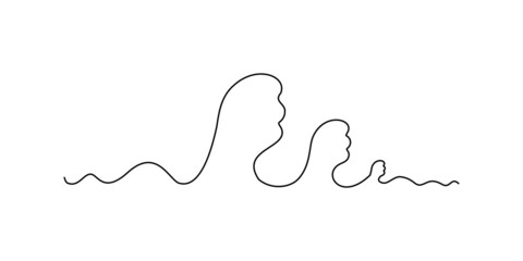 Sea Wave Blue Icons or Water Liquid Symbols Isolated