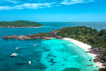 The Similan Islands is an archipelago in the Andaman Sea off the coast of, and part of, Phang Nga Province in southern Thailand.