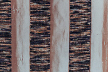 Furniture fabric texture. Striped fabric with small cat claw holes. Abstract striped multitasking...