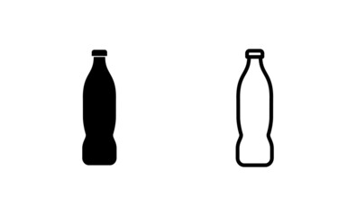 Bottle icon vector. bottle sign and symbol