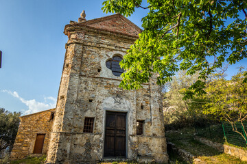 Fototapeta na wymiar Chiesa Castellaro provincia di Imperia