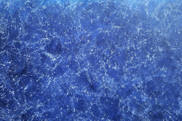Grain blue paint wall background
