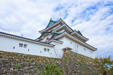 Fototapeta premium Wakayama Castle in Wakayama city, Japan.