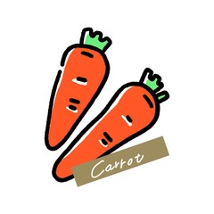 ニンジンのイラスト