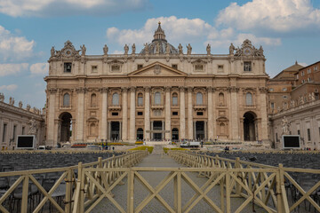 Fototapeta na wymiar St Peter of Vaticano 