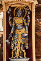 Singapore City,Singapore-September 08,2019: Sri Krishnan Temple is a Hindu temple in Singapore....