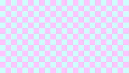 cute pastel blue and pink checkerboard, checkered, gingham, plaid, tartan pattern background