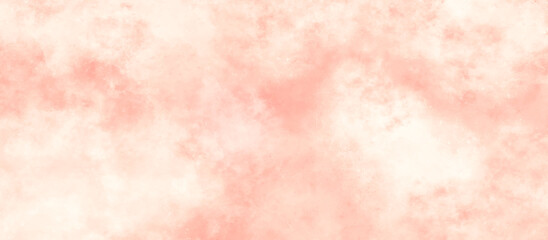Pink background. Light Pink Orange Abstract vintage Background or Paper. Watercolor background hand drawn with copy space for text. Modern Grunge design. Framed gradient yellow red old paper.         