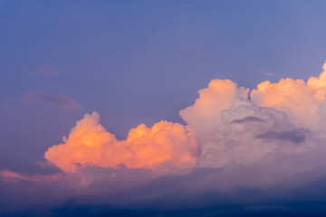 twilight sky and cloud at morning background image