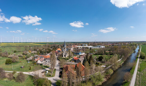 Salzlandkreis Blick &uuml;ber Egeln Nord