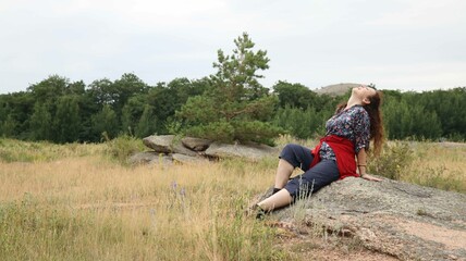 Naklejka premium Beautiful Nature In The Summer