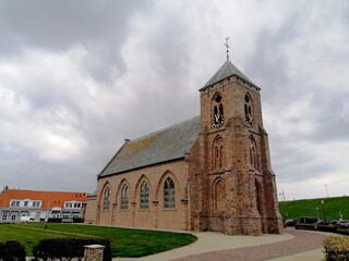 Fototapeta na wymiar Die Kirche von Zoutelande