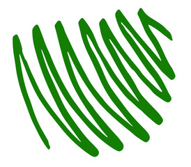 Green flexible line stroke vector abstract illustration