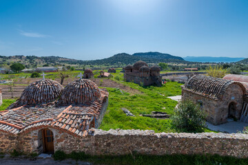 Saint Ignatios Monastery view in Lesvos