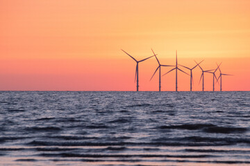 Windfarm Sunset