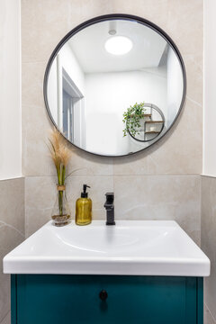 Modern small bathroom interior