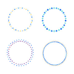 手書き水彩風のかわいいフレーム