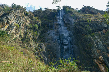 Scenic view of Torok Falls in Elgeyo Marakwet County, Kenya