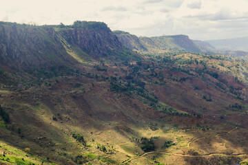 Scneic view of Kerio Valley from a view point at Elgeyo Marakwet County, Kenya