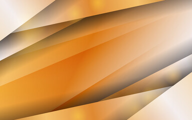 Abstract gold overlap layer background vector