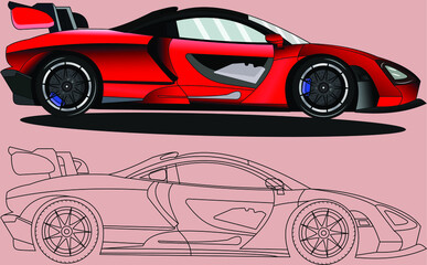 red sports car