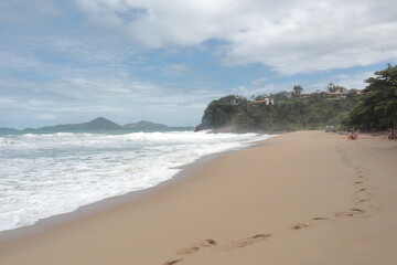 Vermelha do Centro beach, in an April day, in Ubatuba, São Paulo, Brazil